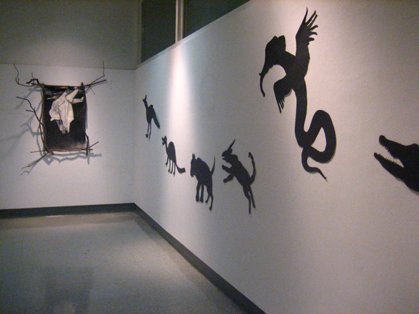 animal silhouettes to fruit bats